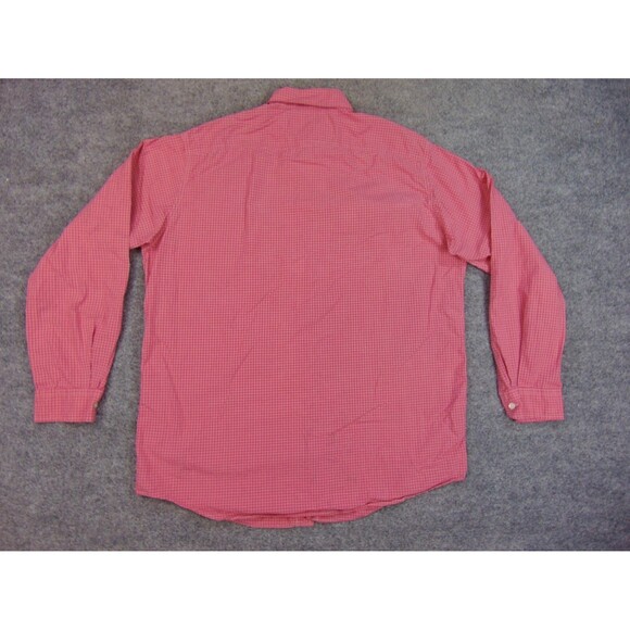 Polo‎ Sport Ralph Lauren Sportsman Shirt Mens Med Red White Plaid - Picture 3 of 8
